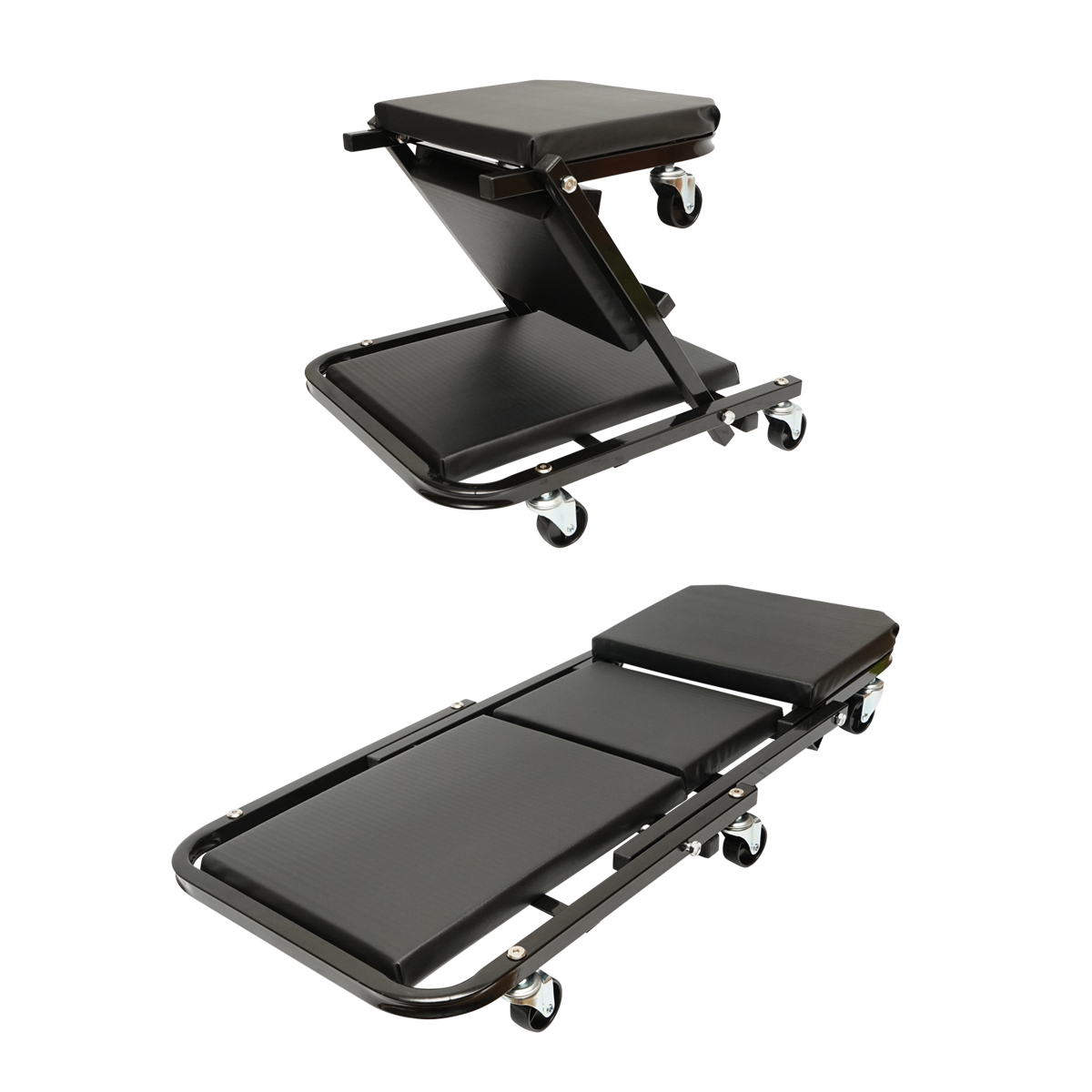 Targa pentru atelier mecanic - 2in1 (scaun/pat) - ROYAL KRAFT Germania (BK77524)