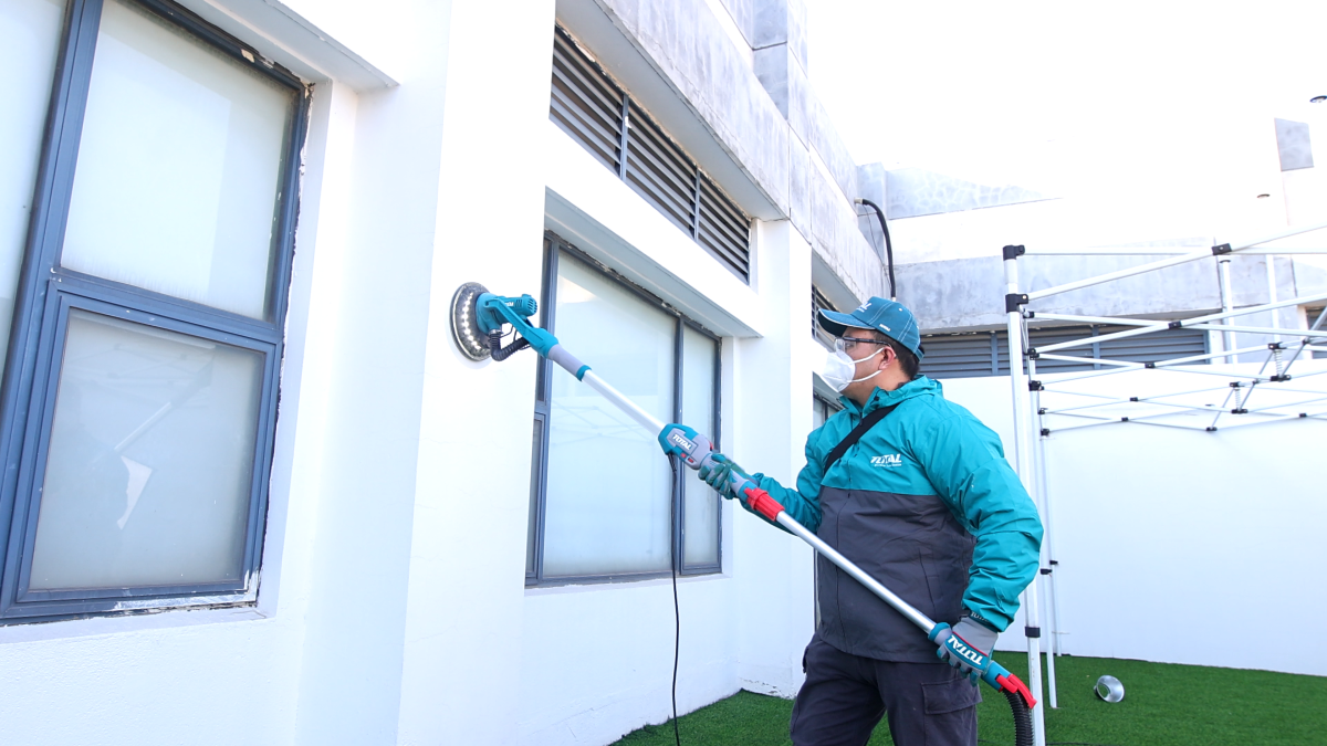 Aparat/Masina de Slefuit Pereti – Girafa Tavane (1050W) – TOTAL (Industrial/Bobinaj Cupru) – TDWS105016 - imagine 3