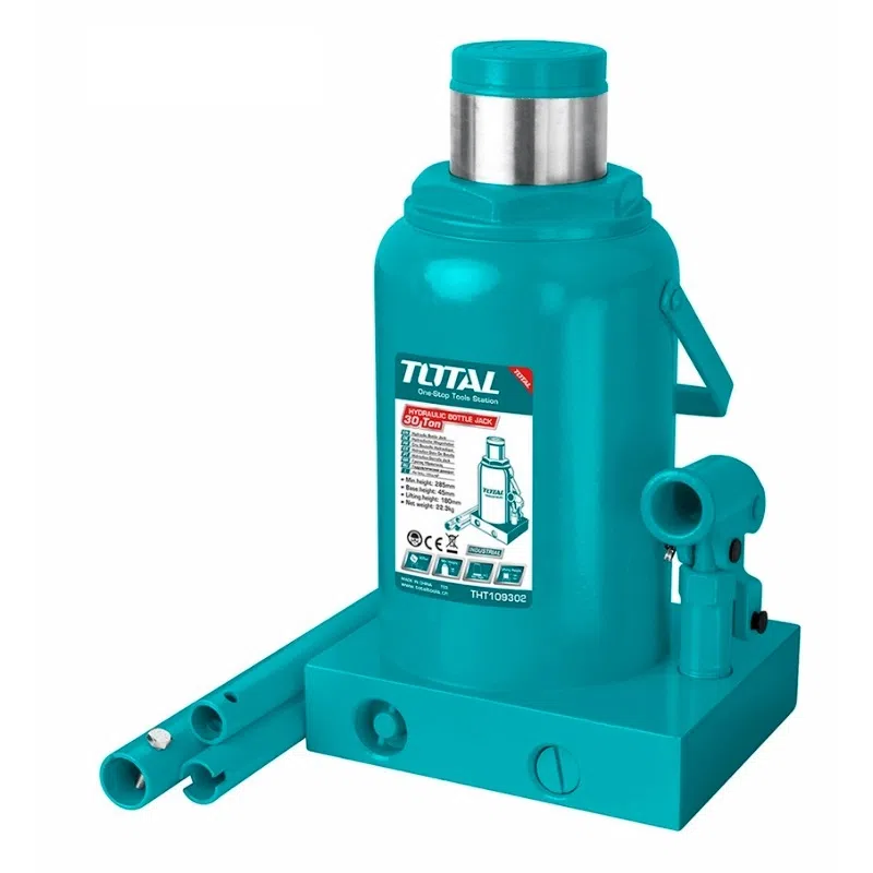 Cric Hidraulic - TOTAL THT109302 - (Industrial) - tip butelie - 30 tone/285-465 mm