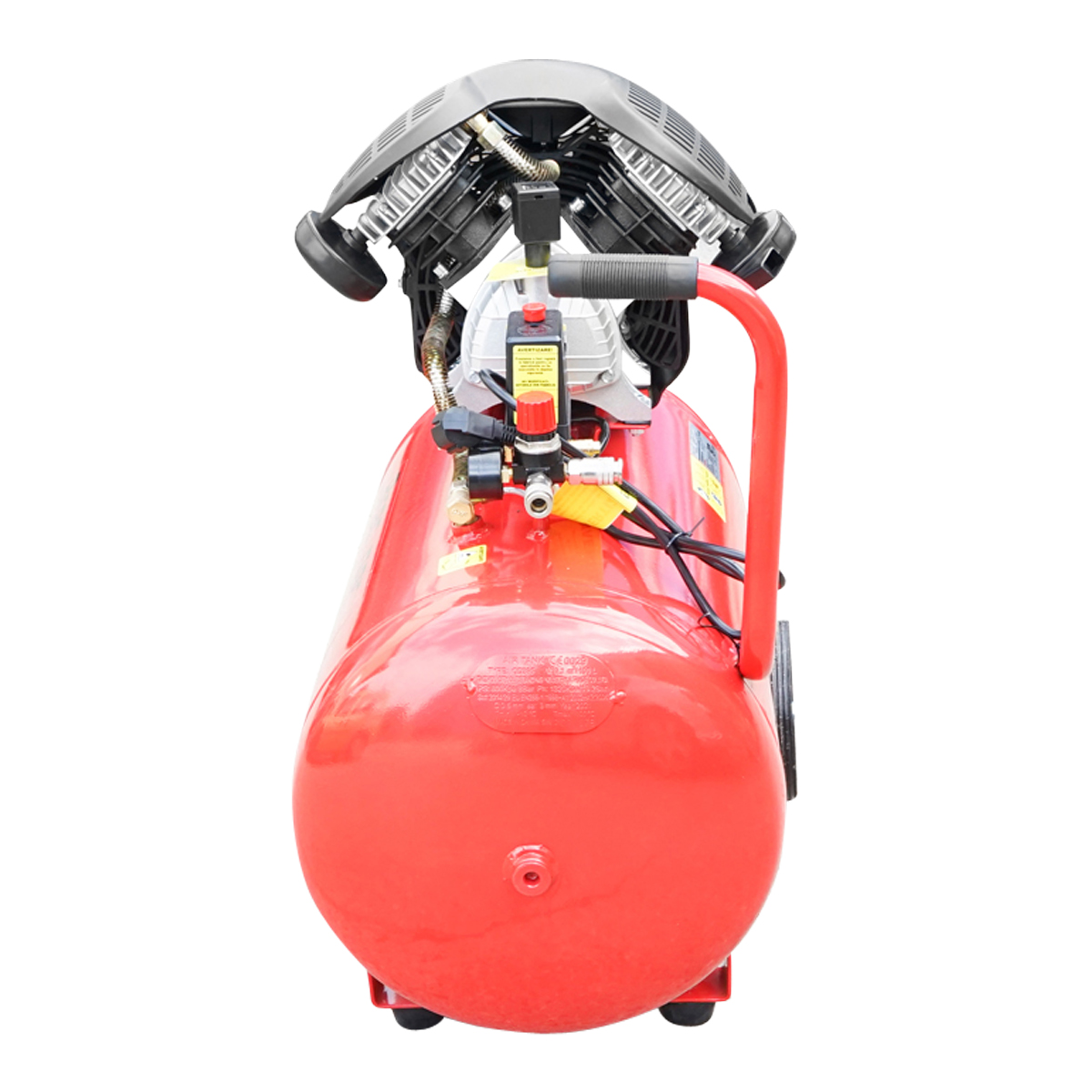 Compresor aer - 100 Litri - 2.2kW (Bobinaj Cupru)/3CP - 8 Bar - ROYAL KRAFT Germania - volum aer 400L/min - (BK98069) - imagine 3