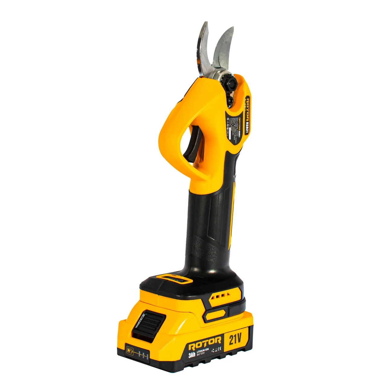 Foarfeca Vie (Crengi) cu 2 Acumulatori 21V - ROTOR RSB21 - 600 W - 3Ah (14377) - imagine 2