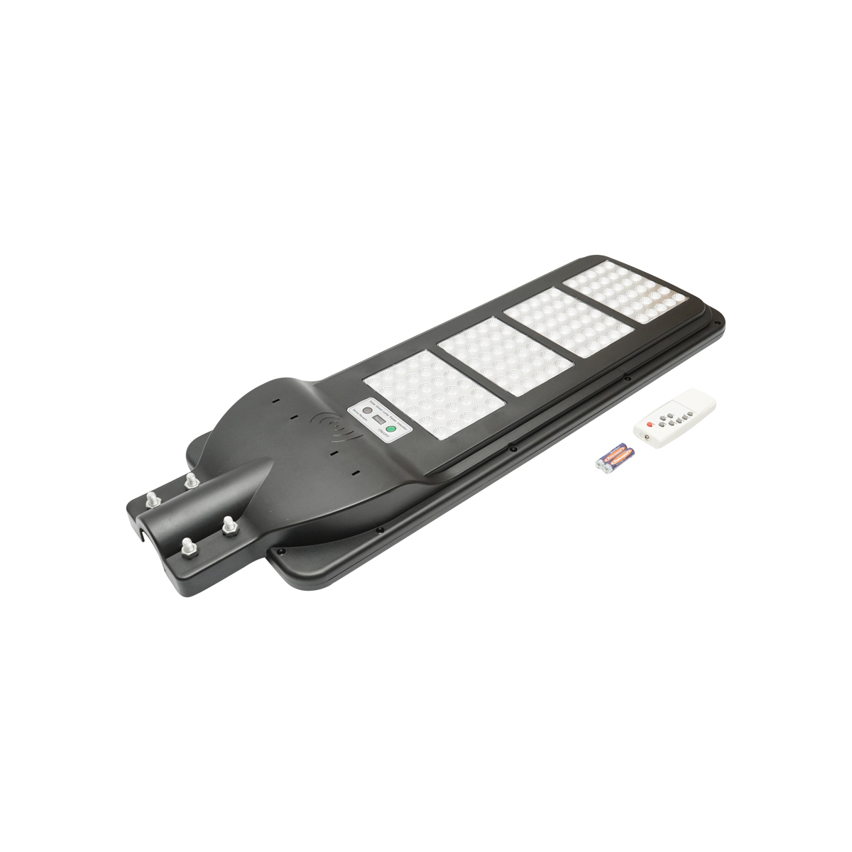 Lampa solara LED iluminat 300W cu panou solar si senzor de miscare cu prindere pe stalp - ROYAL KRAFT Germania (BK69238)