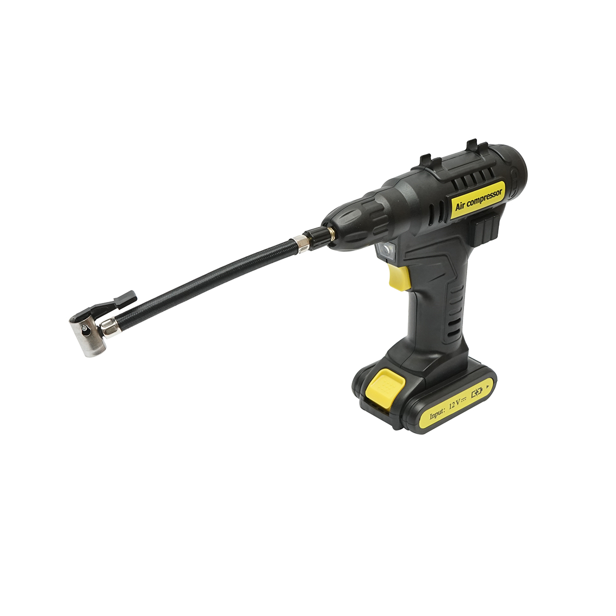 Compresor aer cu display digital - 120W (12V) - ROYAL KRAFT Germania - 150PSI/baterie Li-ion 2000mAh - (BK79237)