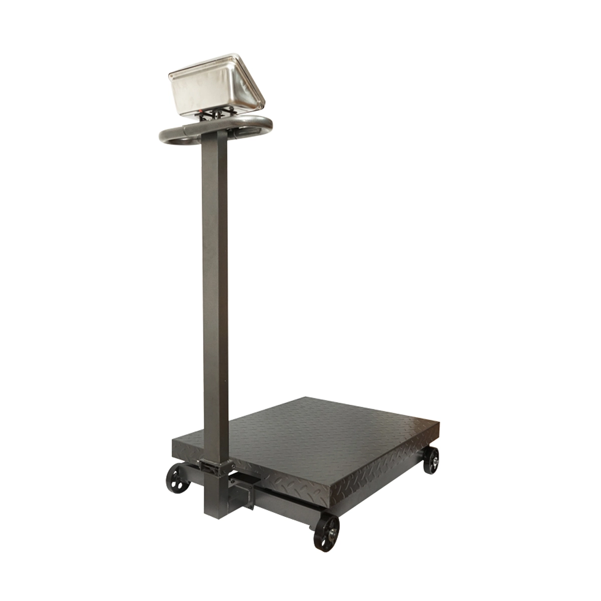 Cantar electronic de podea tip platforma 1500 Kg cu brat pliabil – ROYAL KRAFT Germania (BK78040) - imagine 3