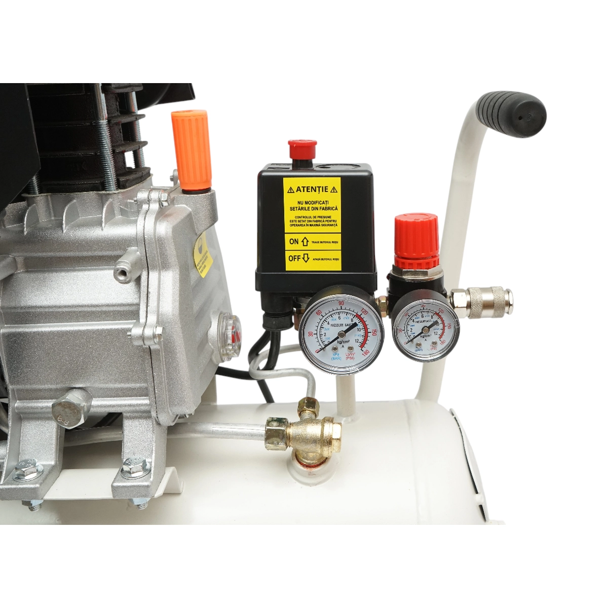 Compresor Aer – 24 Litri/2 CP - 1500W (bobinaj cupru) – ROYAL KRAFT Germania (BRECKNER) – DISDV92 - imagine 5