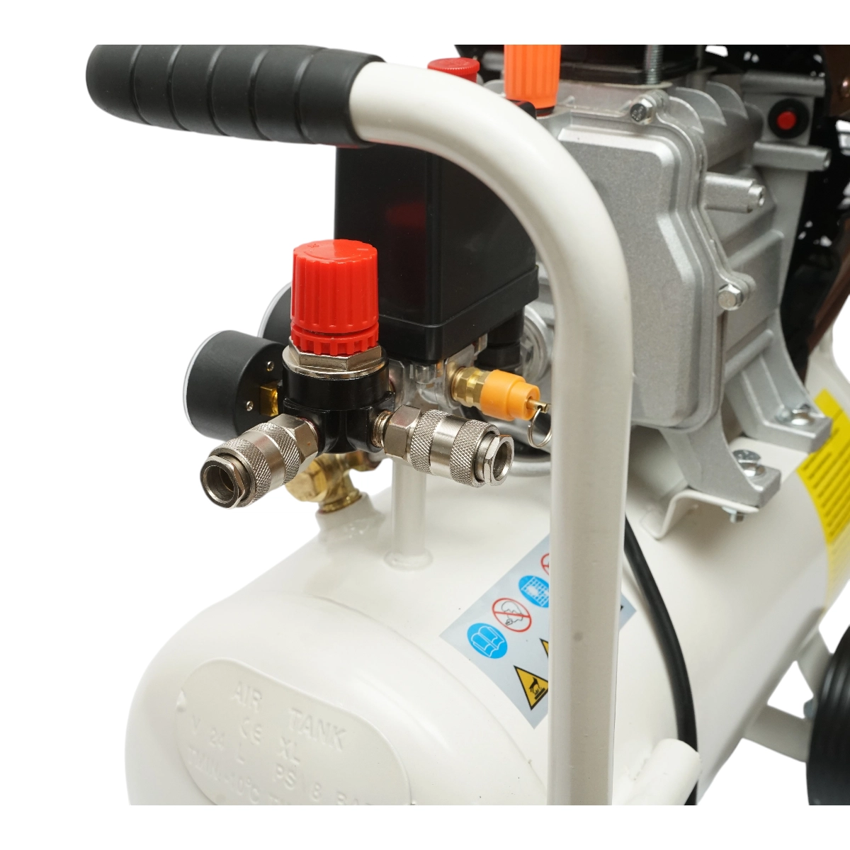 Compresor Aer – 24 Litri/2 CP - 1500W (bobinaj cupru) – ROYAL KRAFT Germania (BRECKNER) – DISDV92 - imagine 4