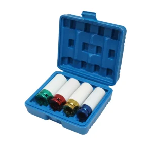 Set Tubulare de Impact cu Protectie – ROYAL KRAFT Germania – 17-19-21-22mm – 1/2 (BK56542)