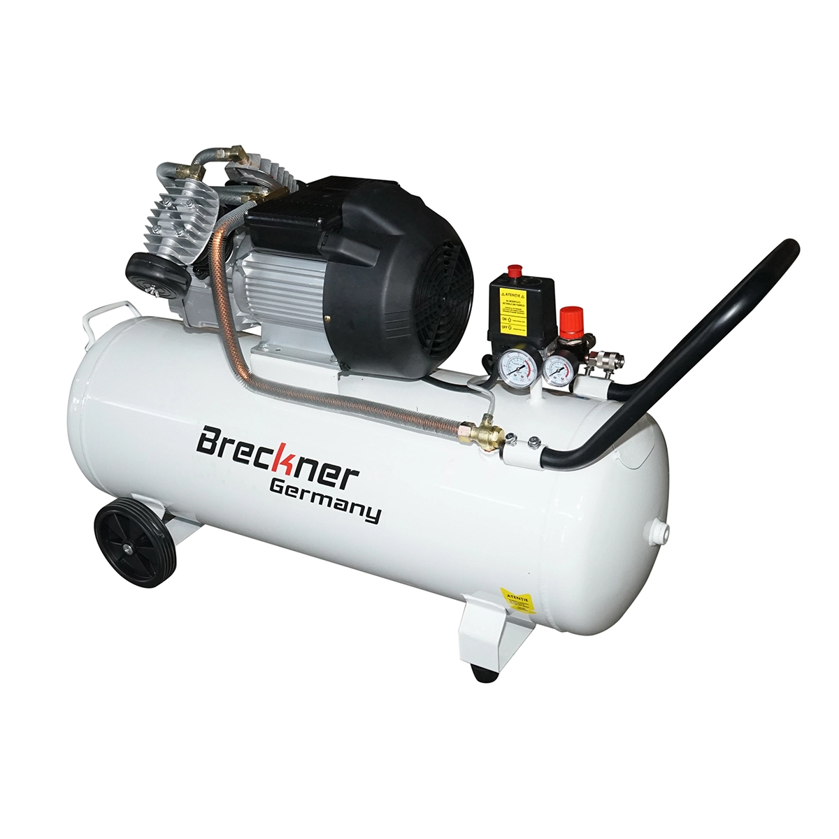 Compresor aer - 100 Litri - 2.2kW/3CP - motor in V (Bobinaj Cupru) - ROYAL KRAFT Germania - volum aer 425/min - (BK76300) - imagine 5