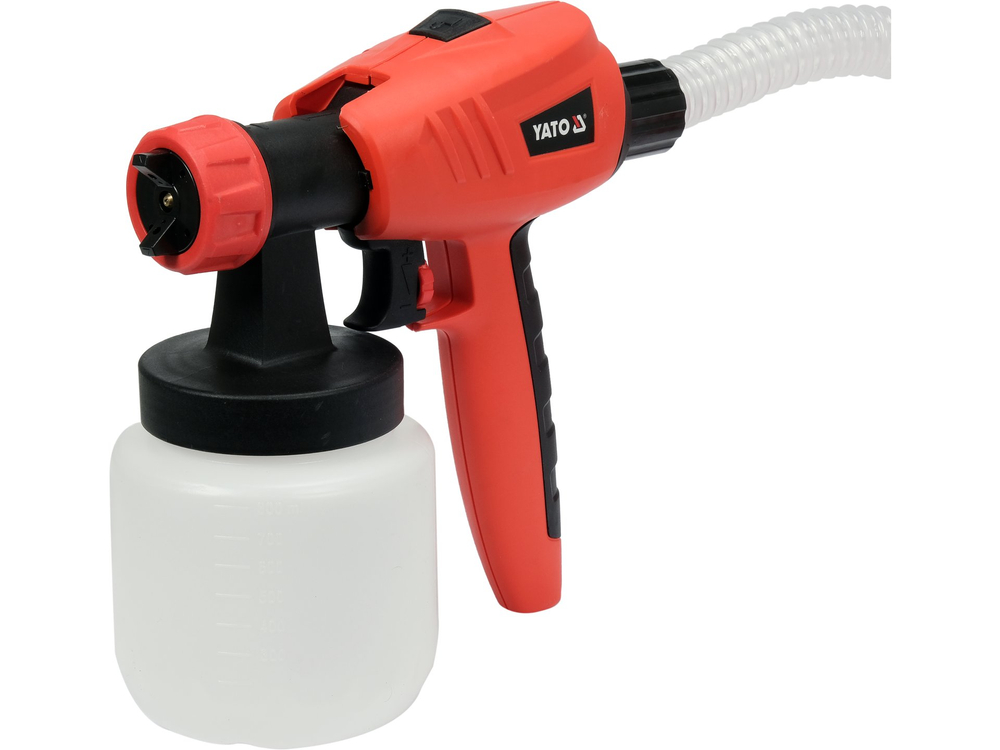 Pistol de vopsit HVLP - 1380W (Bobinaj Cupru) - YATO Polonia - Furtun 5 metri (YT82555) - imagine 4