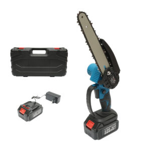 Mini Drujba/Fierastrau Lant cu 2 Acumulatori 24V/4 Ah – ROYAL KRAFT Germania (Breckner) – lama 200mm/ungere automata/bobinaj cupru (BK76988)