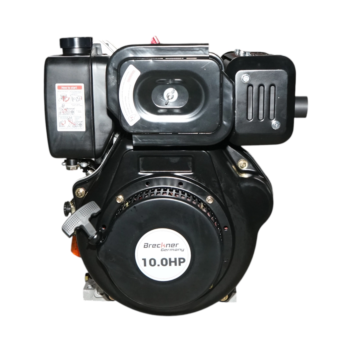 Motor uz general 4 timpi DIESEL (ax rotund filetat 25.4mm) – ROYAL KRAFT (BRECKNER) Germania – 418cc – 10CP (BK99864) - imagine 4