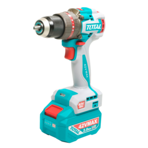 Masina de Gaurit/Insurubat Percutie (42V/Brushless) cu Acumulator 2Ah - TOTAL (Industrial) + 47 Accesorii - TIDLI426981E