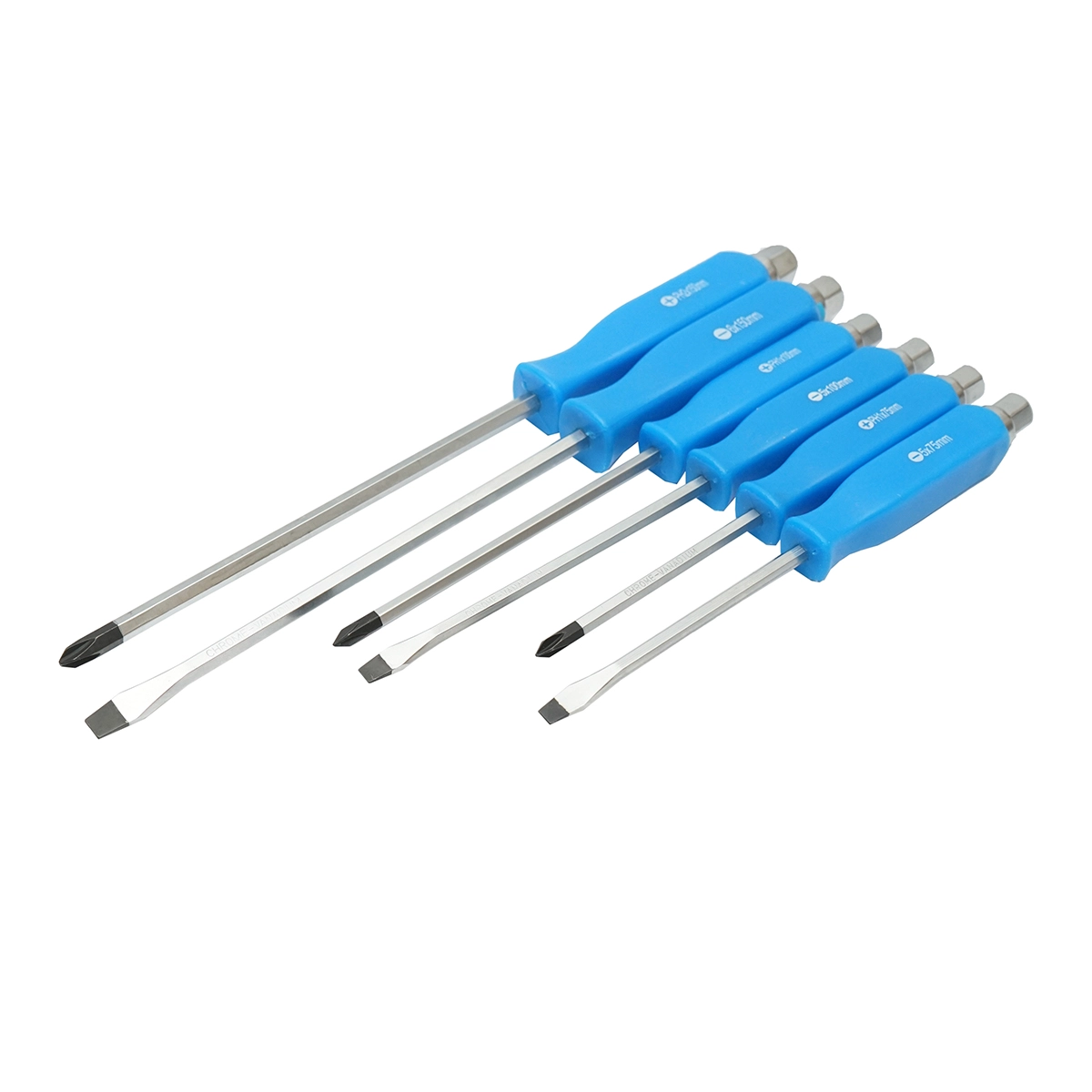 Set 6 surubelnite de impact 5-150mm Crom-Vanadiu - ROYAL KRAFT Germania (Breckner) - BK78433 - imagine 2