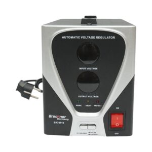 Stabilizator automat de tensiune 1000VA, 800W, 100-260V cu releu monofazat, 1 priza schuko 230V, afisaj LCD - ROYAL KRAFT (Breckner) Germania - BK69418