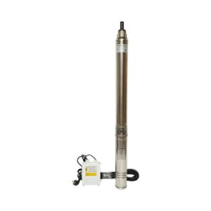 Pompa apa submersibila inox 2.2kW, diametru 100mm, debit 6 m3/h, inaltime refulare 105m, 15 turbine ceramice, racire pe ulei, panou de control – ROYAL KRAFT (Breckner) Germany – DISVN34