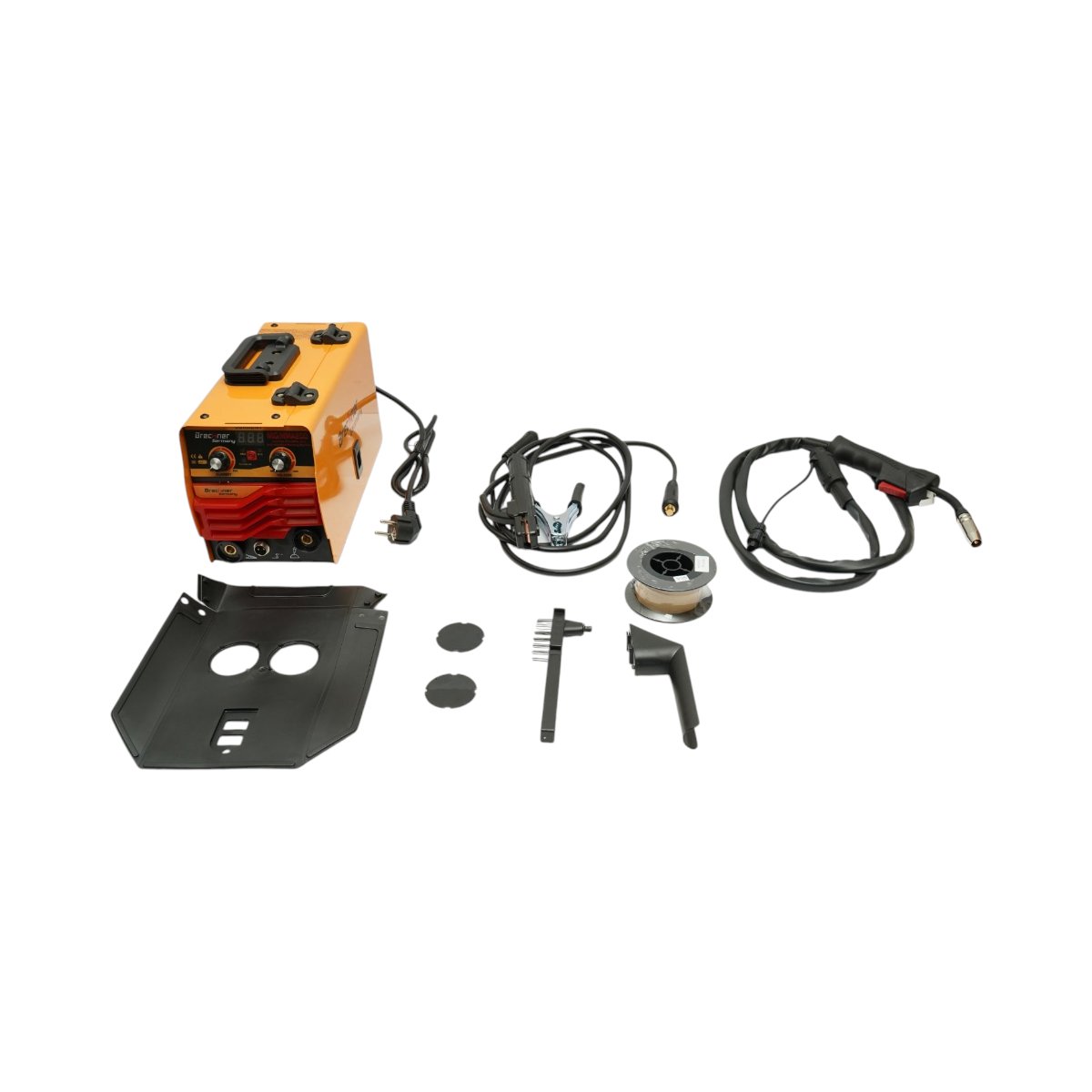 Aparat de sudura invertor 2 in 1 MIG/MMA fara gaz 200A, afisaj digital, sudare cu electrozi, rola sarma inclusa - ROYAL KRAFT (Breckner) Germania - BK99942 - imagine 2