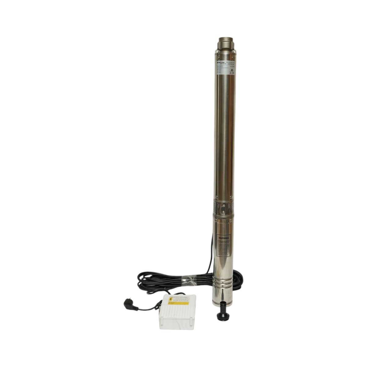 Pompa apa submersibila inox 2.2kW, diametru 100mm, debit 6 m3/h, inaltime refulare 105m, 15 turbine ceramice, racire pe ulei, panou de control - ROYAL KRAFT (Breckner) Germany - DISVN34 - imagine 2