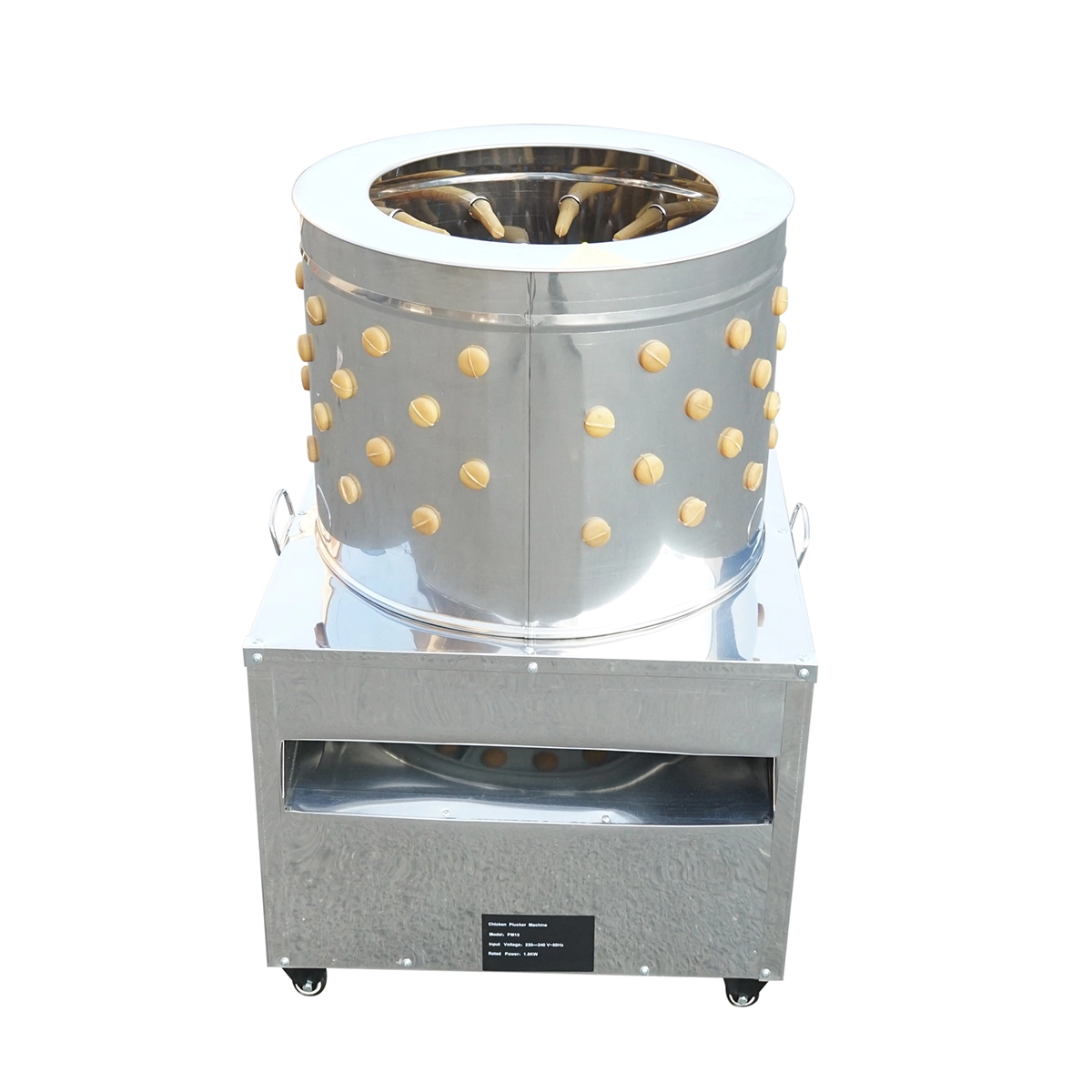 Deplumator pasari inox - 1500W (Bobinaj Cupru) - ROYAL KRAFT Germania - capacitate max. 4 pasari - 180 r/min (DISPM15) - imagine 3