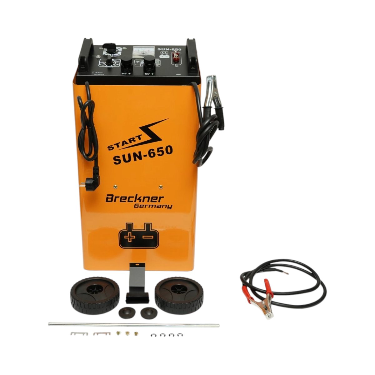 Robot pornire si redresor baterie auto 12/24V, 20-1000Ah, curent pornire 360A, incarcare rapida 70A - ROYAL KRAFT (Breckner) Germania - BK99934 - imagine 3
