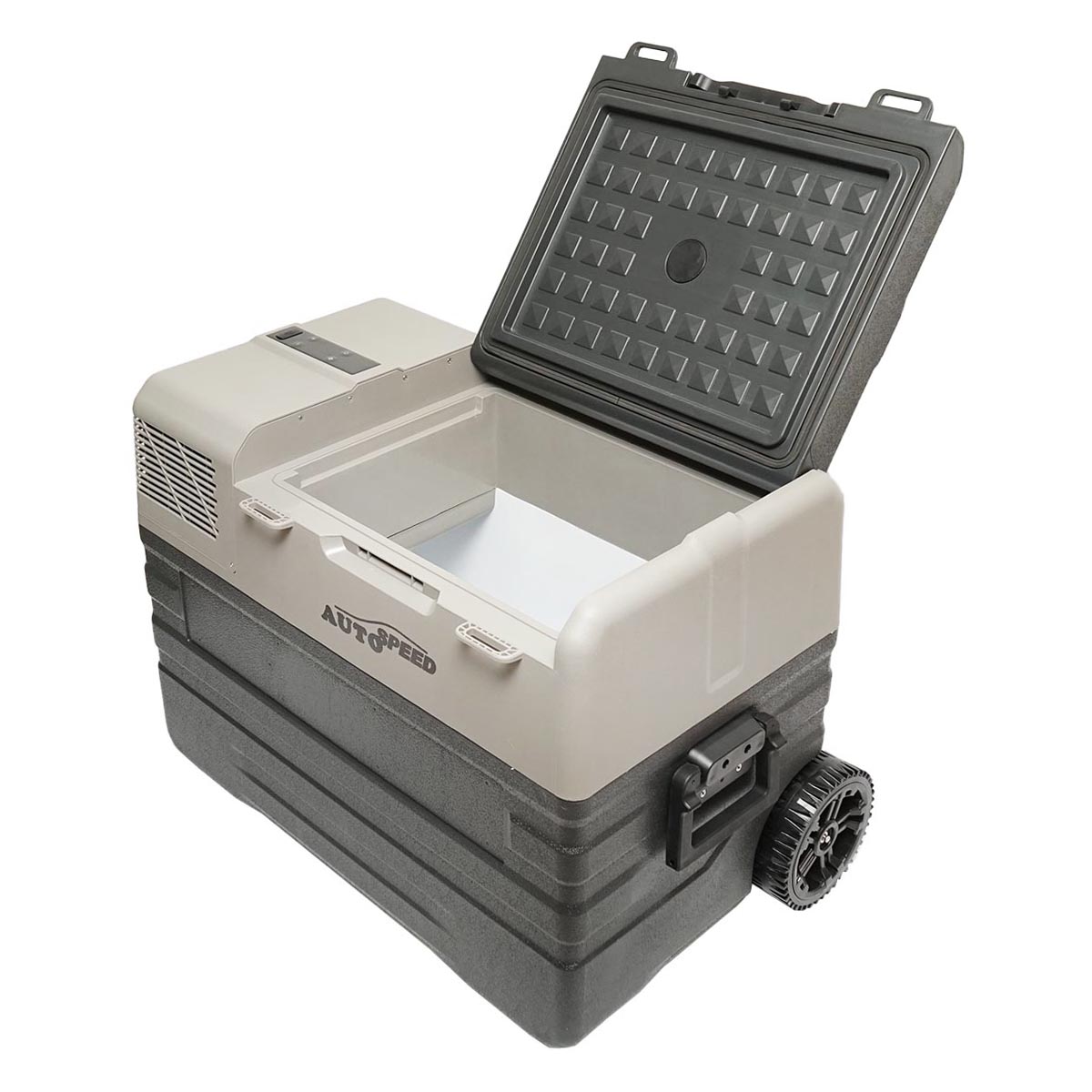 Frigider auto cu compresor si roti tip troler 42 Litri 12-24-220V 60W - AUTOSPEED (DISEU41) - imagine 2