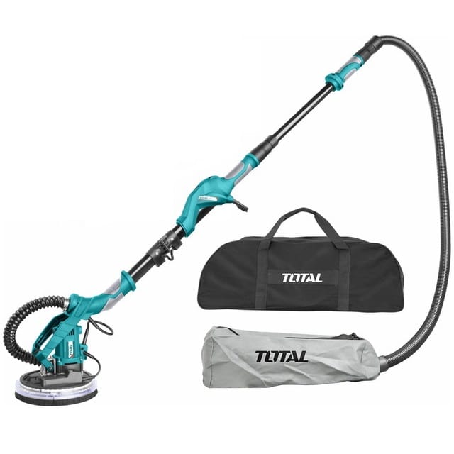 Set 2 in 1 – Aparat/Masina de Slefuit Pereti cu Led – Girafa Tavane – TOTAL (Industrial) - 1050W + Aspirator NEO 1400W (Bobinaj Cupru) - (TWS10501 + 04-738) - imagine 8