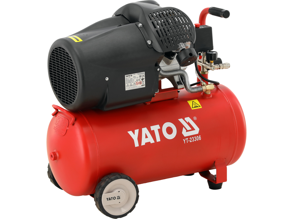 Compresor Aer - 2 Pistoane – 50 Litri/3CP – YATO Polonia – 2200W (Bobinaj Cupru) - 412 L/min (YT-23306) - imagine 2