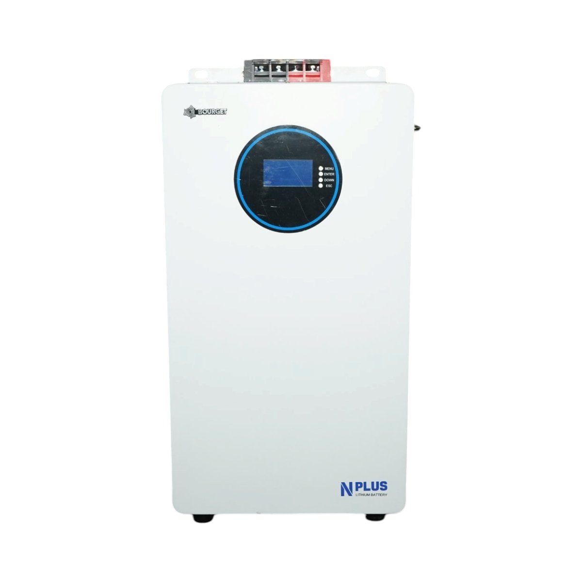 Baterie LiFePO4 10.24kW, 51.2V, 200Ah cu BMS, deep cycle, display LCD, conexiune in paralel - Bourget (93RG567)