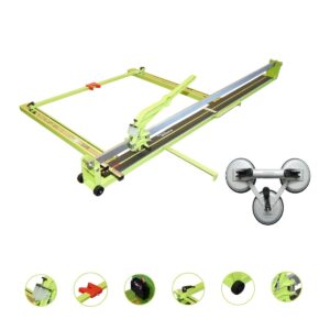 Masina profesionala de taiat gresie si faianta (1800mm) – ROYAL KRAFT (Breckner) Germania – cu rulmenti de ghidaj, rezervor ulei si indicator laser + Ventuza din aluminiu 3 x 118 mm (150 Kg) – BK80427 + DISES99