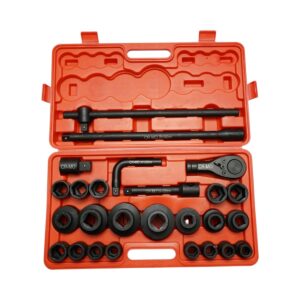 Trusa chei tubulare camion de impact 17-65mm antrenor cu clichet prelungitoare 200 si 500mm tip L 200mm bara T adaptor (3/4-1 inch) 26 piese – ROYAL KRAFT (Breckner) Germania – BK90058