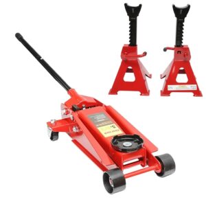 Set – Cric hidraulic tip crocodil + Capre (Suporti Ridicare) – ROYAL KRAFT (Breckner) Germania – 3 tone – (DISCRC3/BK82115)