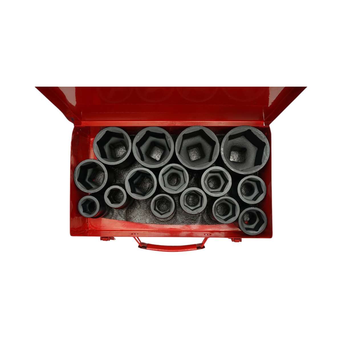 Trusa chei tubulare camion de impact scurte (22-36mm si lungi 38-60mm patrat 1 tol) 15 piese - ROYAL KRAFT (Breckner) Germania - BK90074 - imagine 3