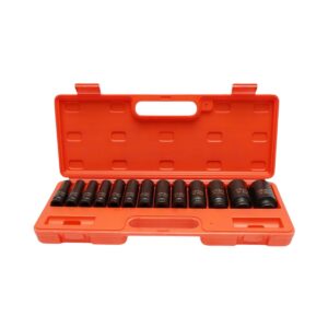 Trusa chei tubulare de impact lungi 10-32mm patrat 1/2 inch 13 piese – ROYAL KRAFT (Breckner) Germania – BK90049