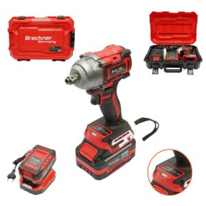 Masina de insurubat (1/2) 450Nm cu 2 acumulatori 21V/4Ah Li-ion LED Brushless – ROYAL KRAFT (Breckner) Germania – DISWL49