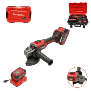 Flex/Polizor unghiular (125mm) cu 2 acumulatori 21V/4Ah Li-ion brushless turatie variabila – ROYAL KRAFT (Breckner) Germania – DISWL51