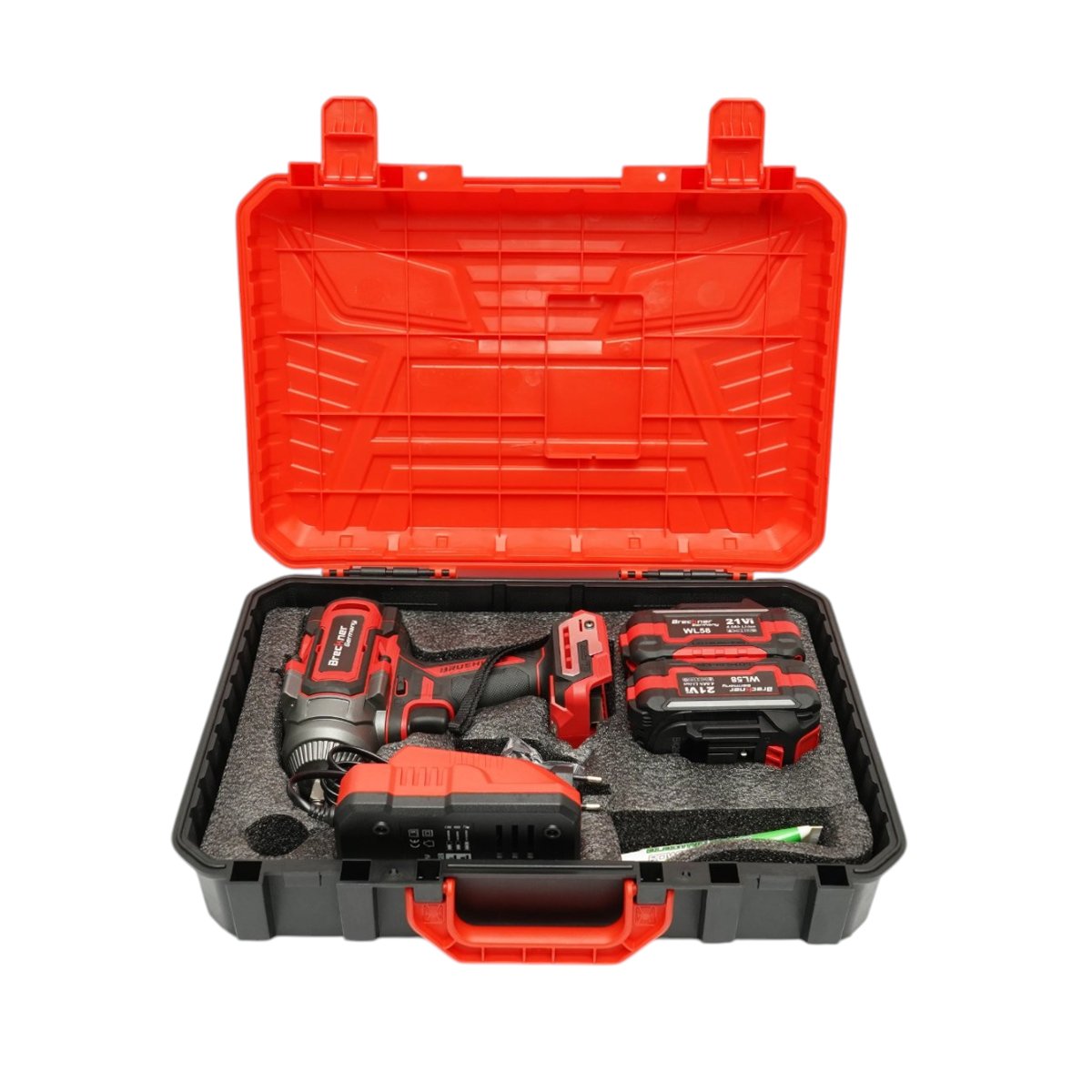 Masina de insurubat (1/2) 1100Nm cu 2 acumulatori 21V/4Ah Li-ion LED Brushless - ROYAL KRAFT (Breckner) Germania - DISWL50 - imagine 8