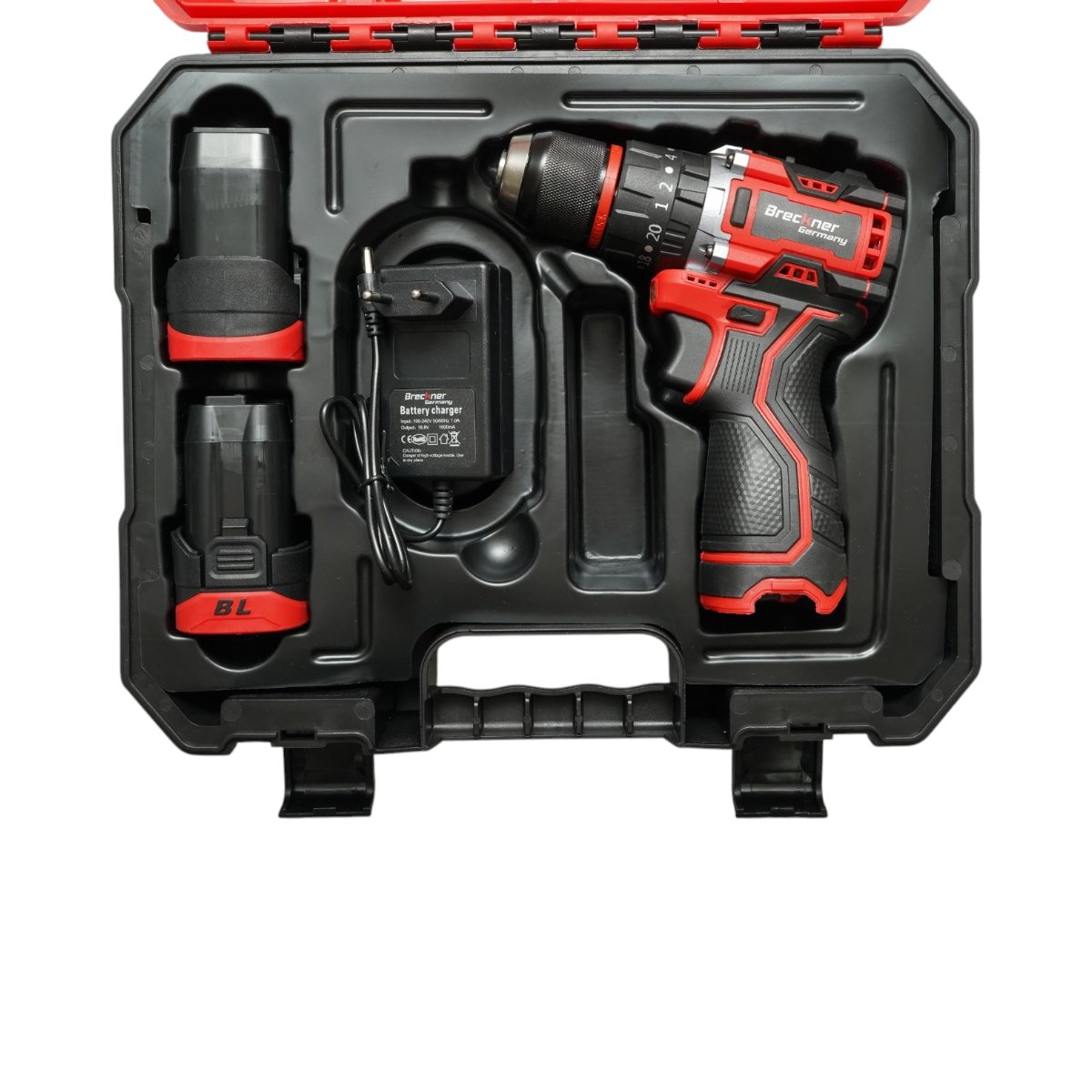 Masina de gaurit si insurubat cu percutie (50 Nm) 2 acumulatori 16.8V x 1.5Ah Li-ion/Brushless mandrina 10mm - ROYAL KRAFT (Breckner) Germania - DISWL45 - imagine 5