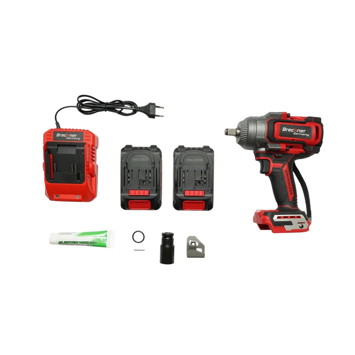 Masina de insurubat (1/2) 1100Nm cu 2 acumulatori 21V/4Ah Li-ion LED Brushless - ROYAL KRAFT (Breckner) Germania - DISWL50 - imagine 3