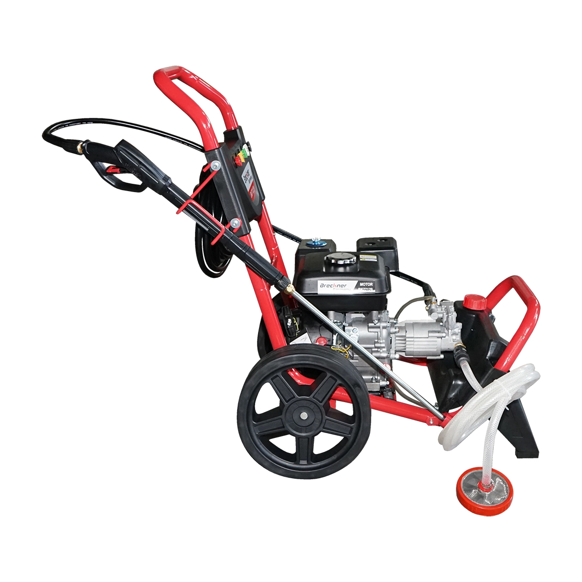 Aparat de spalat cu presiune pe benzina 7.5CP 220 Bar debit 510l/H cu furtun si pistol - ROYAL KRAFT (Breckner) Germania - BK77129 - imagine 4