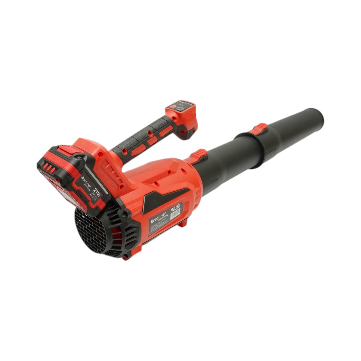 Suflanta aer de gradina cu 2 acumulatori 21V/4Ah Li-ion/Brushless debit aer 4.5 m3/min turatie variabila - ROYAL KRAFT (Breckner) Germania - DISWL52 - imagine 4