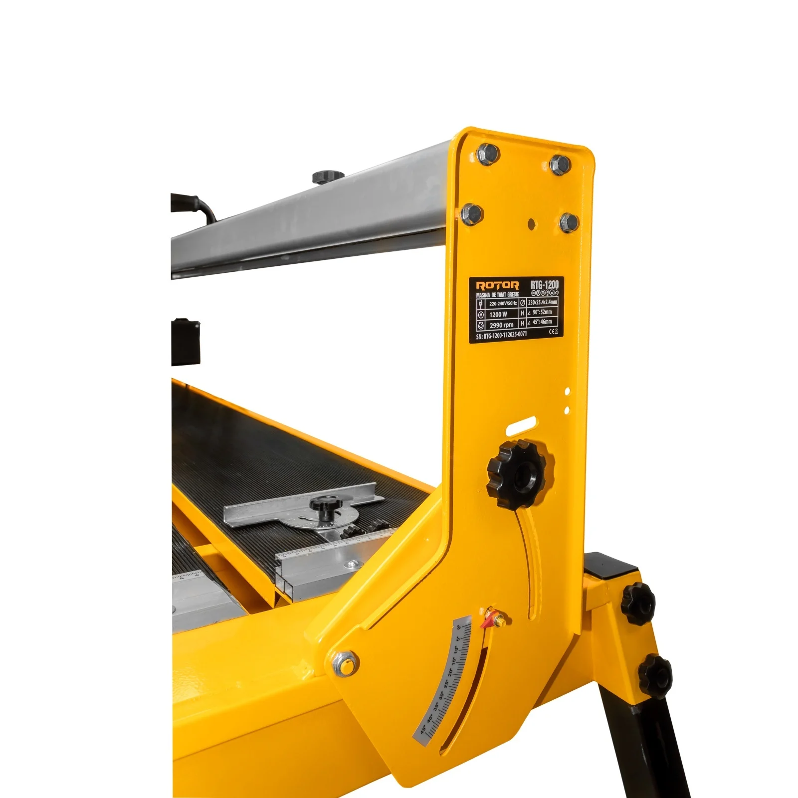 Masina de taiat gresie electrica de 1200 mm cu motor 1200W (Bobinaj Cupru) disc 230 x 25.4 x 2.4 mm - ROTOR - (17826) - imagine 4