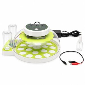 Incubator automat 18 oua 60W 12V-220V rotire automata ovoscop LED control temperatura umiditate afisaj digital alarma – ROYAL KRAFT (Breckner) Germania – AAA289