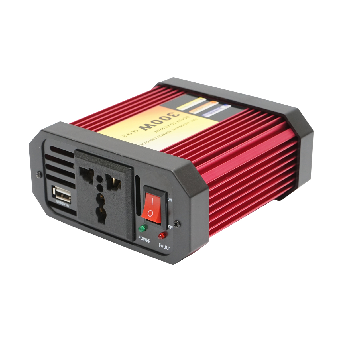 Invertor tensiune 12V-220V 300W cu USB - ROYAL KRAFT (Breckner) Germania - BK92999 - imagine 2