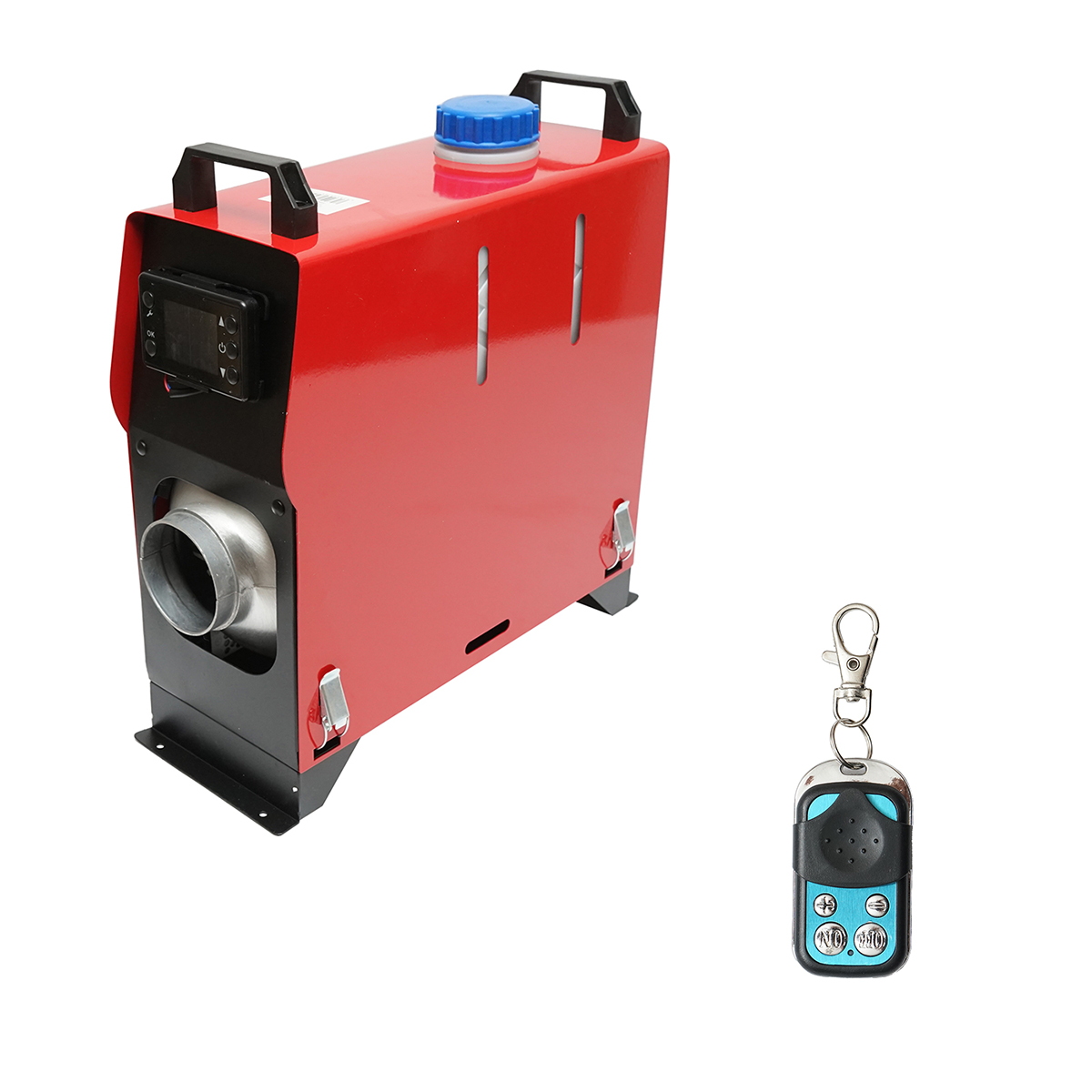 Sirocou, incalzitor stationar silentios 12/24-220V, 5KW, display LCD, cu telecomanda si bujie Kyocera - ROYAL KRAFT (THOR) Germania - 40TH228