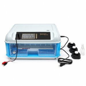Incubator automat 24 oua 35W 12V-220V rotire automata ovoscop LED control temperatura umiditate afisaj digital alarma – ROYAL KRAFT (Breckner) Germania – AAA290