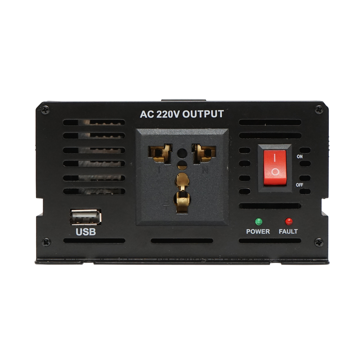 Invertor tensiune 12V-220V 1000W LCD cu USB - ROYAL KRAFT (Breckner) Germania - BK77002 - imagine 4