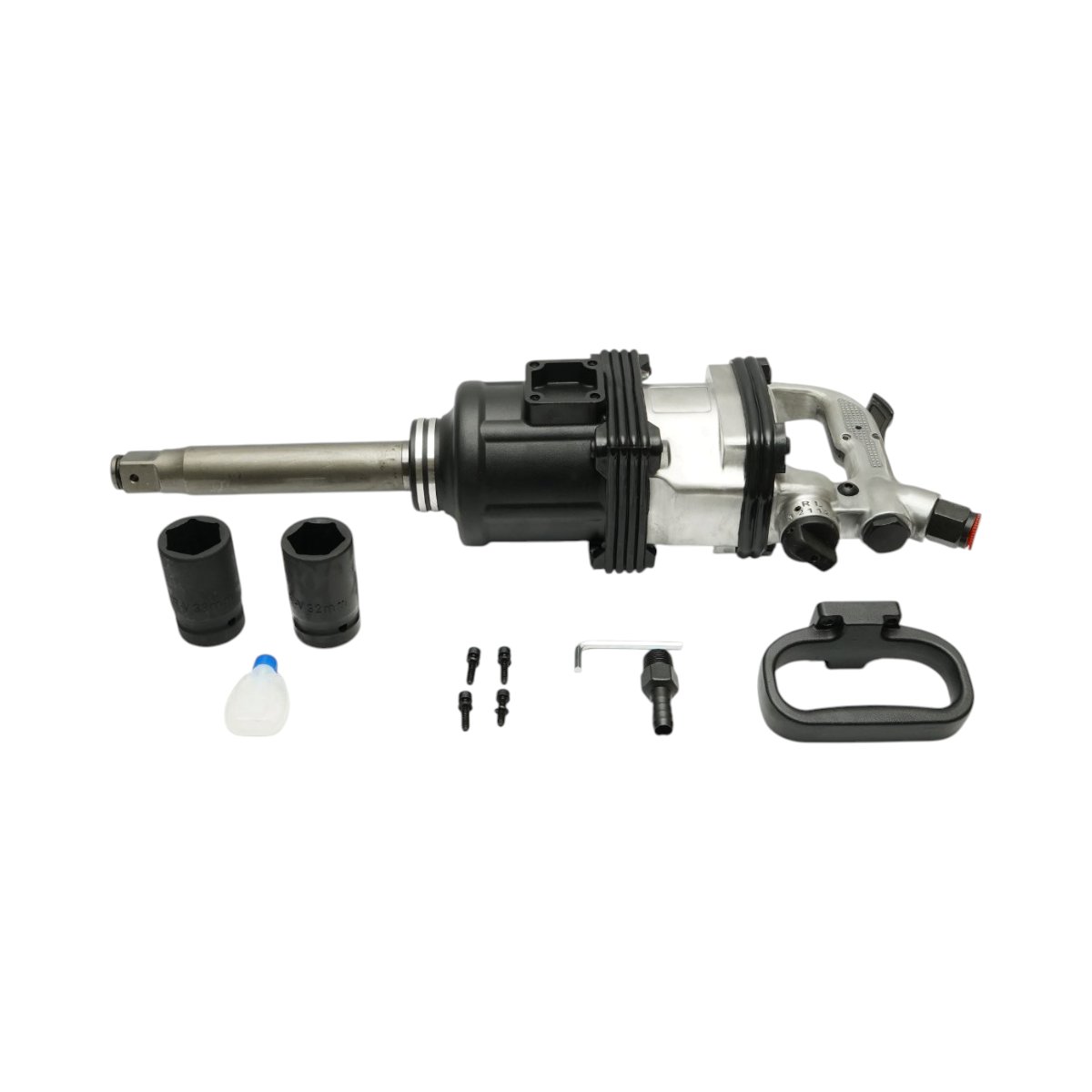 Pistol pneumatic de impact Pinless Hammer profesional 1 tol cuplu 3600Nm 3 trepte de putere R/L presiune 8 bar - ROYAL KRAFT (Breckner) Germania - BK00514 - imagine 2