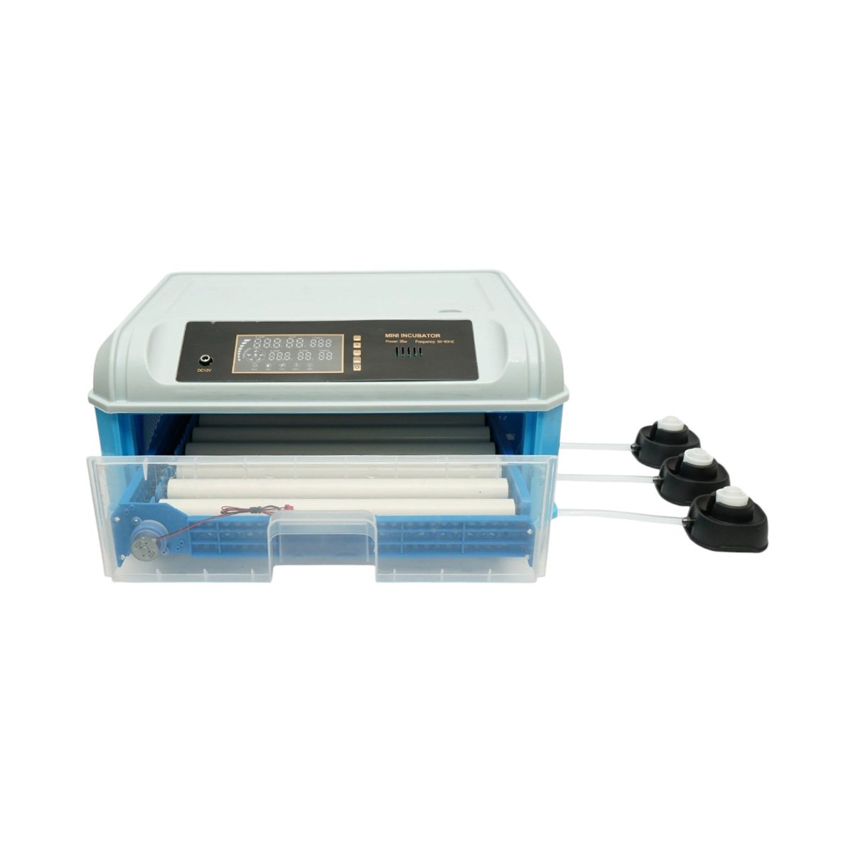 Incubator automat 24 oua 35W 12V-220V rotire automata ovoscop LED control temperatura umiditate afisaj digital alarma - ROYAL KRAFT (Breckner) Germania - AAA290 - imagine 3