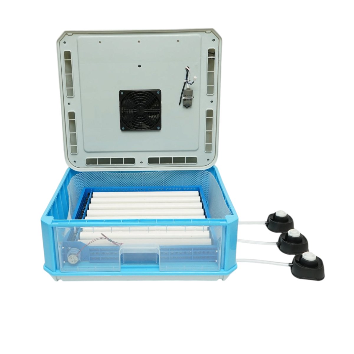 Incubator automat 36 oua 35W 12V-220V rotire automata ovoscop LED control temperatura umiditate afisaj digital alarma - ROYAL KRAFT (Breckner) Germania - AAA291 - imagine 4