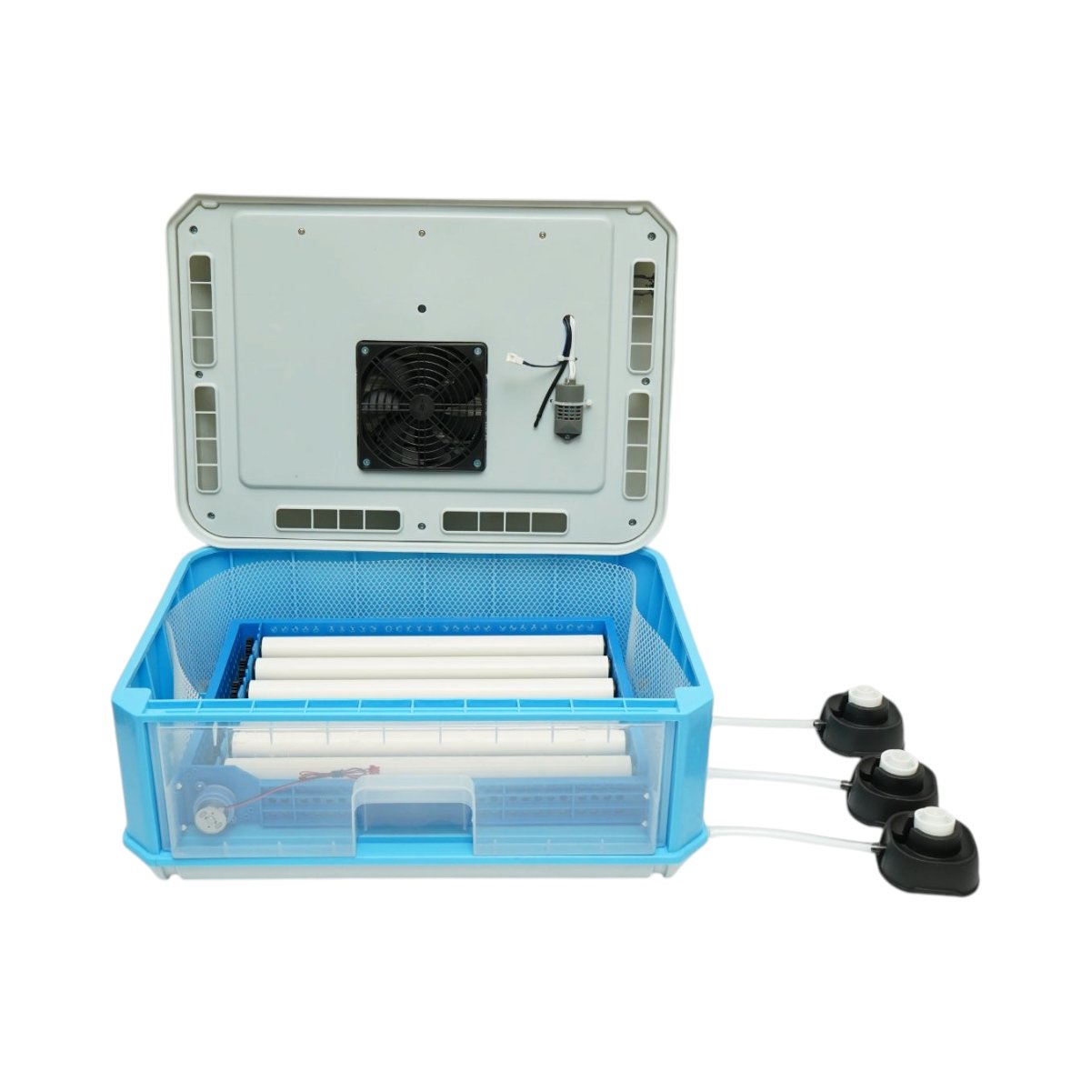 Incubator automat 24 oua 35W 12V-220V rotire automata ovoscop LED control temperatura umiditate afisaj digital alarma - ROYAL KRAFT (Breckner) Germania - AAA290 - imagine 4