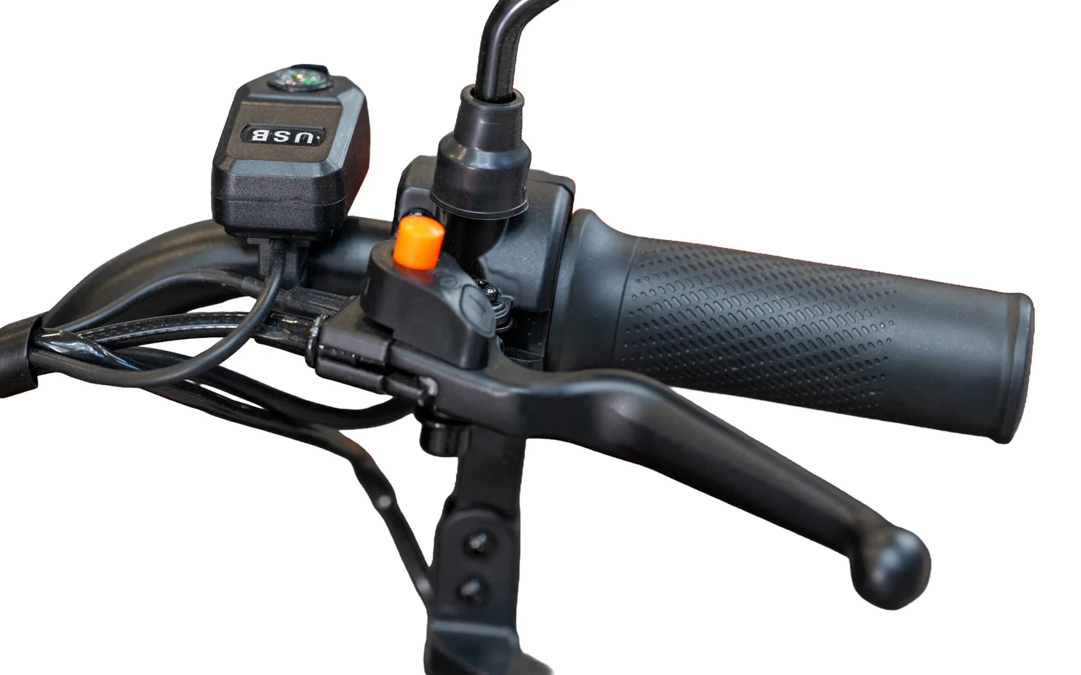 Triciclu electric BLADE DUO MAX 11, 1200W, 60V 20Ah, 25 km/h, fara permis, autonomie 50 km, 3+1 viteze, portocaliu-negru (BLD31221CSPN) - imagine 8